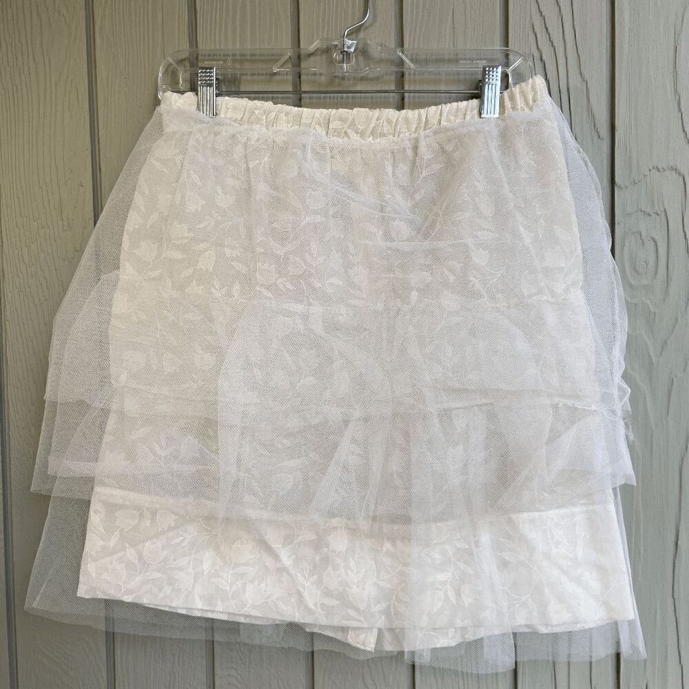 Handmade VTG Costume Bustle Tutu – Whimsical Tulle Layered Skirt with Bustle Det